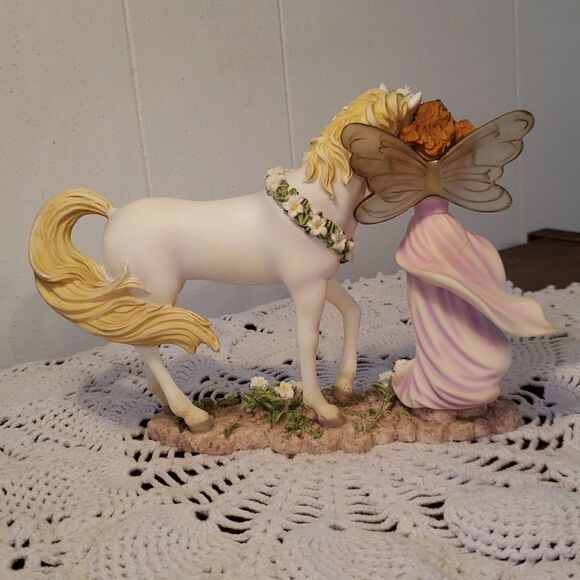 Hamilton Collection Special Messages Collection "Messages of Peace"Angel Unicorn - Picture 2 of 6